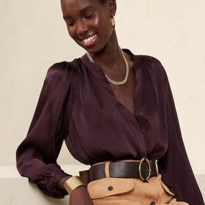 Banana Republic Satin Blouse